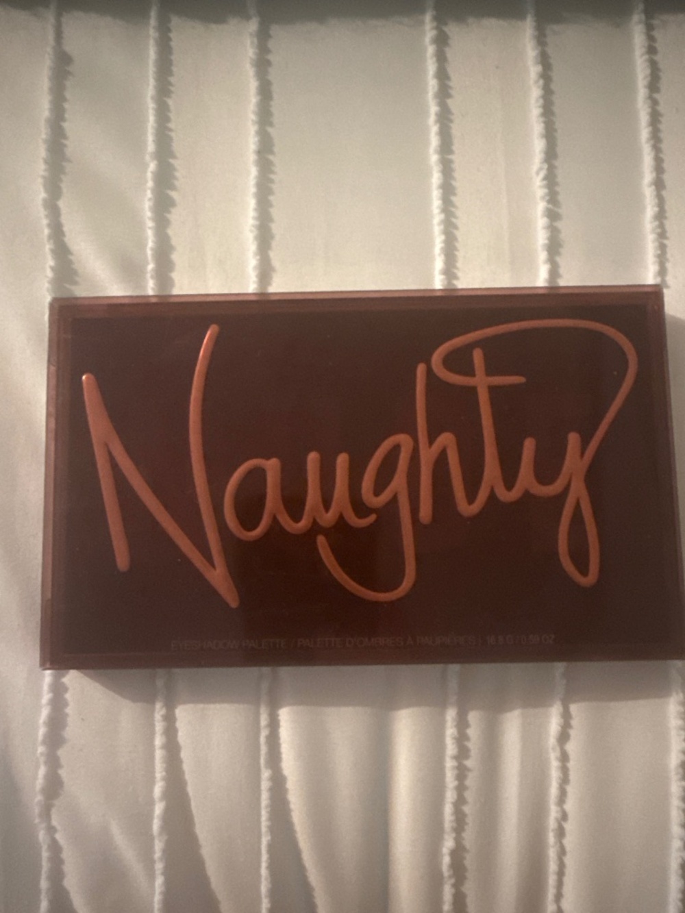 Naughty eyeshadow palette huda brand new